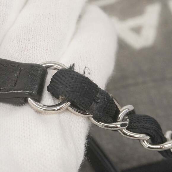 CHANEL Black Canvas Deauville Tote Bag - Picture 8 of 16